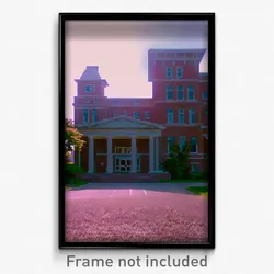 Pixel Art Poster - Murky College (8 Bit Psychedelic Trippy Video Game Print)