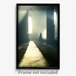 Pixel Art Poster - Shadowy Principality (8 Bit Psychedelic Video Game Print)