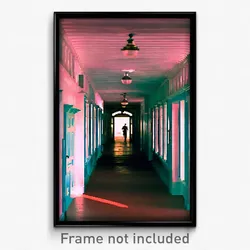 Pixel Art Poster - Antique Passage (8 Bit Psychedelic Trippy Video Game Print)