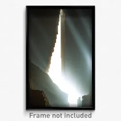 Pixel Art Poster - Monumental Slit (8 Bit Psychedelic Trippy Video Game Print)