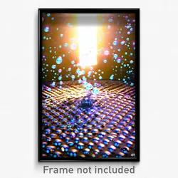 Pixel Art Poster - Bubbly Grate (8 Bit Psychedelic Trippy Video Game Print)