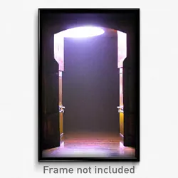 Pixel Art Poster - Thick Trapdoor (8 Bit Psychedelic Trippy Video Game Print)