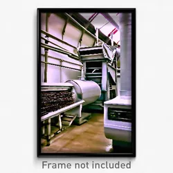 Pixel Art Poster - Coarse Drying Machine (8 Bit Psychedelic Video Game Print)