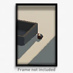 Pixel Art Poster - Muted Barrow (8 Bit Psychedelic Trippy Video Game Print)
