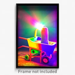 Pixel Art Poster - Vivid Barrow (8 Bit Psychedelic Trippy Video Game Print)