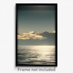 Pixel Art Poster - Grimy Ocean (8 Bit Psychedelic Trippy Weird Video Game Print)