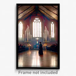 Pixel Art Poster - Unusual Parish (8 Bit Psychedelic Trippy Video Game Print)