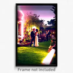 Pixel Art Poster - Authentic Yard (8 Bit Psychedelic Trippy Video Game Print)