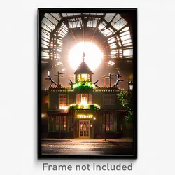 Pixel Art Poster - Thorny Hotel (8 Bit Psychedelic Trippy Video Game Print)