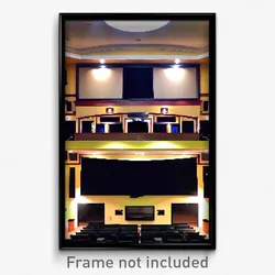 Pixel Art Poster - Pleasant Home Theatre (8 Bit Psychedelic Video Game Print)