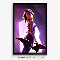 Pixel Art Poster - Exotic Maw (8 Bit Psychedelic Trippy Weird Video Game Print)