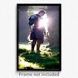 Pixel Art Poster - Admired Middens (8 Bit Psychedelic Trippy Video Game Print)