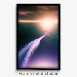Pixel Art Poster - Deadly Inlet (8 Bit Psychedelic Trippy Video Game Print)
