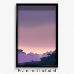 Pixel Art Poster - Subtle Vale (8 Bit Psychedelic Trippy Weird Video Game Print)