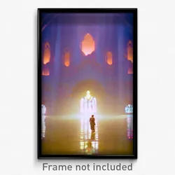Pixel Art Poster - Different Tableau (8 Bit Psychedelic Trippy Video Game Print)