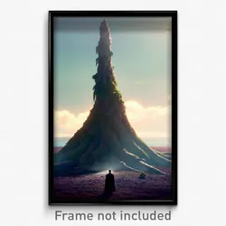 Pixel Art Poster - Gigantic Duchy (8 Bit Psychedelic Trippy Video Game Print)