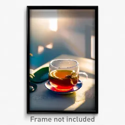 Pixel Art Poster - Made Up Tea (8 Bit Psychedelic Trippy Weird Video Game Print)