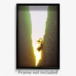 Pixel Art Poster - Simplistic Furth (8 Bit Psychedelic Trippy Video Game Print)