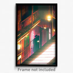Pixel Art Poster - Novel Hideout (8 Bit Psychedelic Trippy Video Game Print)