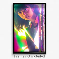 Pixel Art Poster - Mushy Kame (8 Bit Psychedelic Trippy Weird Video Game Print)