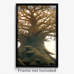 Pixel Art Poster - Bumpy Rookery (8 Bit Psychedelic Trippy Video Game Print)