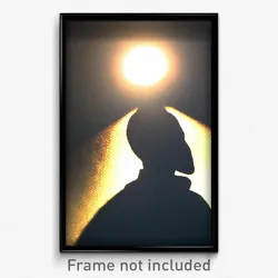 Pixel Art Poster - Bright Shadow (8 Bit Psychedelic Trippy Video Game Print)