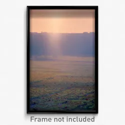 Pixel Art Poster - Antique Flood Plain (8 Bit Psychedelic Video Game Print)