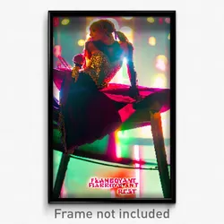 Pixel Art Poster - Flamboyant Rest (8 Bit Psychedelic Trippy Video Game Print)
