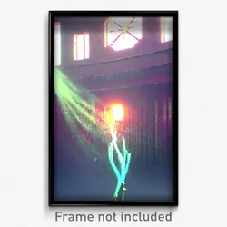 Pixel Art Poster - Swirly Scrub (8 Bit Psychedelic Trippy Video Game Print)