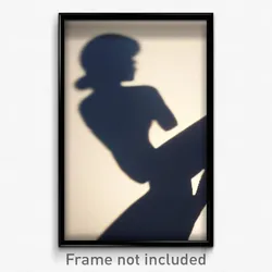 Pixel Art Poster - Acclaimed Shadow (8 Bit Psychedelic Trippy Video Game Print)