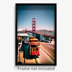 Pixel Art Poster - Extra Small San Francisco (8 Bit Video Game Print)