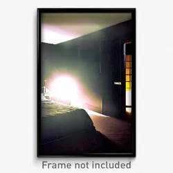Pixel Art Poster - Dark Bedroom (8 Bit Psychedelic Trippy Video Game Print)