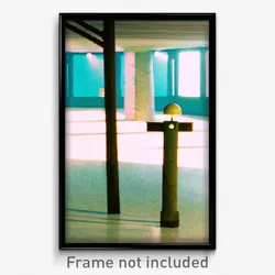 Pixel Art Poster - Wiry Post (8 Bit Psychedelic Trippy Weird Video Game Print)