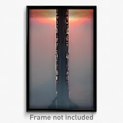 Pixel Art Poster - Far Fissure (8 Bit Psychedelic Trippy Weird Video Game Print)