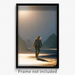 Pixel Art Poster - Slim Outback (8 Bit Psychedelic Trippy Video Game Print)
