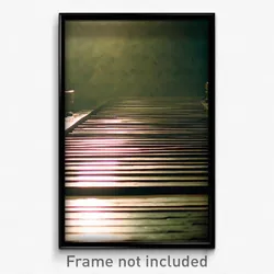 Pixel Art Poster - Sentimental Grate (8 Bit Psychedelic Trippy Video Game Print)
