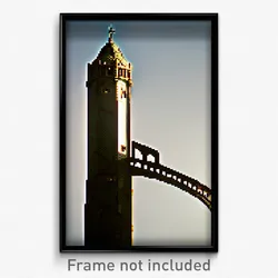 Pixel Art Poster - Bleak Belfry (8 Bit Psychedelic Trippy Video Game Print)