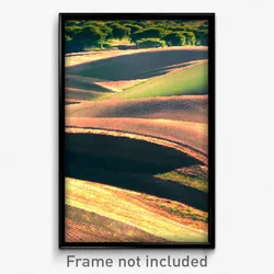 Pixel Art Poster - Pretty Earthworks (8 Bit Psychedelic Trippy Video Game Print)