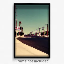 Pixel Art Poster - Musty Boulevard (8 Bit Psychedelic Trippy Video Game Print)