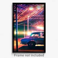 Pixel Art Poster - Elaborate Austin (8 Bit Psychedelic Trippy Video Game Print)