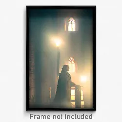 Pixel Art Poster - Shifty Friary (8 Bit Psychedelic Trippy Video Game Print)
