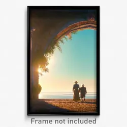 Pixel Art Poster - Elderly Domain (8 Bit Psychedelic Trippy Video Game Print)