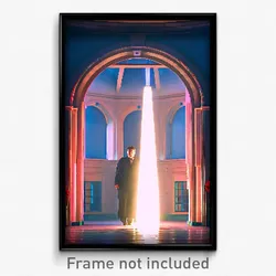 Pixel Art Poster - Major Vestibule (8 Bit Psychedelic Trippy Video Game Print)