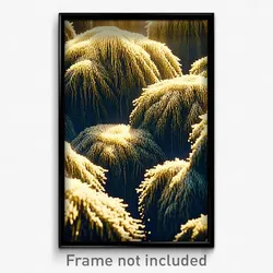 Pixel Art Poster - Nutty Fells (8 Bit Psychedelic Trippy Weird Video Game Print)