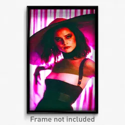 Pixel Art Poster - Villainous Crop (8 Bit Psychedelic Trippy Video Game Print)