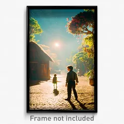 Pixel Art Poster - Quaint Wild (8 Bit Psychedelic Trippy Weird Video Game Print)