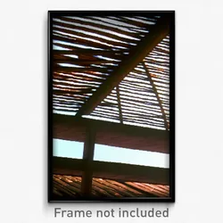 Pixel Art Poster - Natural Roof (8 Bit Psychedelic Trippy Video Game Print)