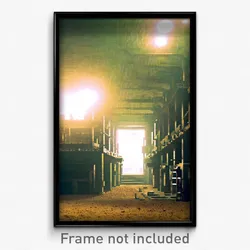 Pixel Art Poster - Acidic Mine (8 Bit Psychedelic Trippy Weird Video Game Print)