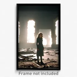 Pixel Art Poster - Bleak Remains (8 Bit Psychedelic Trippy Video Game Print)