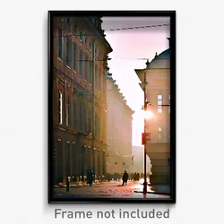 Pixel Art Poster - Unknown Vienna (8 Bit Psychedelic Trippy Video Game Print)